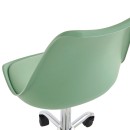 Καρέκλα γραφείου Gaston II pakoworld μέντα pp-pu 48x57x77-90εκ