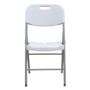 Καρέκλα catering-συνεδρίου πτυσσόμενη Zora pakoworld λευκό | Συσκευασία 4 τμχ