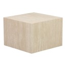 Βοηθητικά τραπέζια Coffina pakoworld σετ 2τεμ mdf σε όψη τραβερτίνας