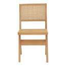 Καρέκλα Winslow pakoworld φυσικό rubberwood 45x56x82εκ