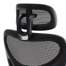 Καρέκλα γραφείου διευθυντή Cadrey pakoworld mesh μαύρο 67x64x120-128εκ