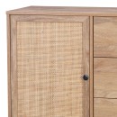 Μπουφές Oslo pakoworld σε sonoma απόχρωση 85x39x79εκ