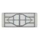 Τραπέζι catering-συνεδρίου Aprilia pakoworld λευκό μονοκόμματη επιφάνεια 183x76x74εκ