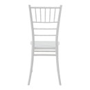 Καρέκλα Tiffany Ι pakoworld pp σε λευκή απόχρωση 38.5x46.5x87εκ