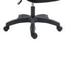 Καρέκλα γραφείου διευθυντή με υποπόδιο Meton pakoworld mesh χρώμα μαύρο 48x60x118-128εκ