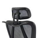 Καρέκλα γραφείου διευθυντή Exeter pakoworld mesh χρώμα μαύρο 50x58x119-129εκ