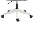 Καρέκλα γραφείου διευθυντή Exeter pakoworld λευκή - mesh γκρι 50x58x119-129εκ