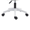 Καρέκλα γραφείου εργασίας Penza pakoworld λευκή - mesh γκρι 48x58x92-102εκ