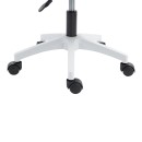 Καρέκλα γραφείου εργασίας Penza pakoworld λευκή - mesh μαυρο 48x58x92-102εκ