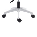 Καρέκλα γραφείου Plymot pakoworld λευκή - mesh γκρι 48x58x112-122εκ