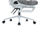 Καρέκλα γραφείου διευθυντη Vigo pakoworld λευκό- mesh γκρι 52x70x118-124εκ