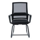 Καρέκλα επισκέπτη Palma pakoworld mesh μαύρο 46x52x94εκ