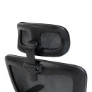 Καρέκλα γραφείου διευθυντή Mainz pakoworld mesh χρώμα μαύρο 50x60x112-122εκ