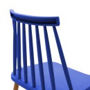 Καρέκλα Aurora pakoworld μπλε pp-φυσικό μεταλλικό πόδι 42x49.5x77εκ | Συσκευασία 4 τμχ