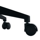 Καρέκλα γραφείου εργασίας ErgoFlow pakoworld μαύρο-γκρι 73x64x112-135εκ