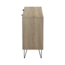 Μπουφές Balain pakoworld sonoma-ανθρακί 142x35.5x83εκ