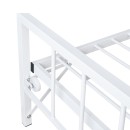 Κρεβάτι-Καναπές Remmie pakoworld μέταλλο λευκό 90x190εκ