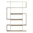 Βιβλιοθήκη Mito pakoworld sonoma - μπεζ μαρμάρου 108.5x25x161εκ