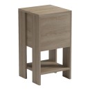 Κομοδίνο Reppo pakoworld sonoma 30x30x55εκ