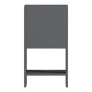 Κομοδίνο Reppo pakoworld ανθρακί 30x30x55εκ