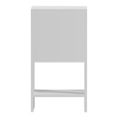 Κομοδίνο Reppo pakoworld λευκό 30x30x55εκ