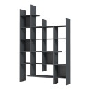 Βιβλιοθήκη Manco pakoworld ανθρακί 122x25.5x188εκ