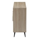 Μπουφές Gora pakoworld sonoma-μπεζ οψη μαρμαρου 110x35.5x82εκ