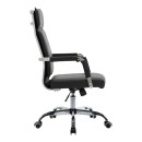 Καρέκλα γραφείου διευθυντη Mavel pakoworld PU μαύρo 55x62x100-110εκ