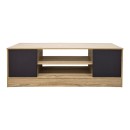 Έπιπλο τηλεόρασης Sasa pakoworld sonoma-ανθρακί 120x35x41.5εκ