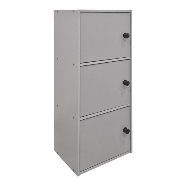 Ντουλάπα-στήλη Wirdia pakoworld ανοιχτό γκρι 30.5x24x71.5εκ