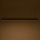 Φωτιστικό οροφής Rafmole pakoworld Led λευκό μέταλλο-ξύλο 120x7.5εκ