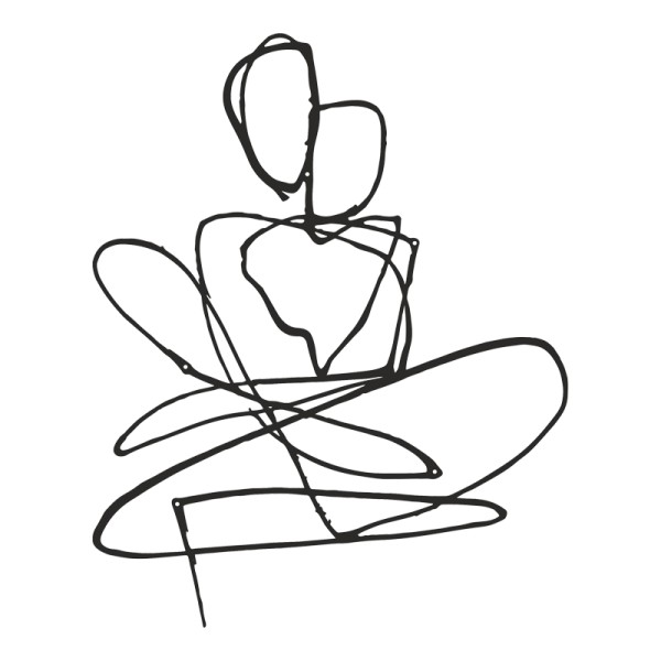 Διακοσμητικό τοίχου Emensa pakooworld μαύρο μεταλλικό 40x0,15x50εκ