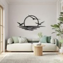 Διακοσμητικό τοίχου Kenfio pakooworld μαύρο μεταλλικό 60x0,15x40εκ