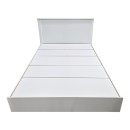 Κρεβάτι Athos pakoworld σε λευκή απόχρωση 140x200εκ