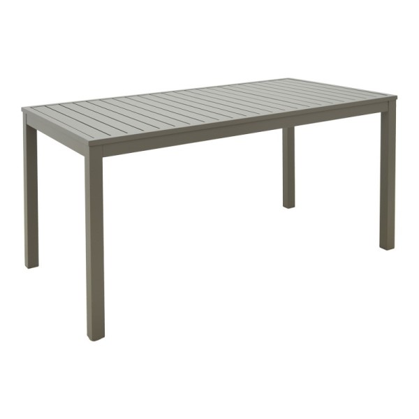 Τραπέζι Kliton pakoworld αλουμίνιο σε σαμπανιζέ απόχρωση 150x80x74εκ