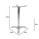 Βάση τραπεζιού Greet pakoworld αλουμινίου τρίνυχη 59x59x72εκ
