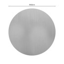 Επιφάνεια τραπεζιού Tredial pakoworld τ.Werzalit μπεζ Φ60εκ