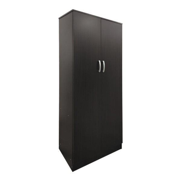 Ντουλάπα δίφυλλη Athos pakoworld σε wenge απόχρωση 80x42x180εκ