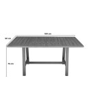 Τραπέζι Malibu pakoworld μασίφ ξύλο ακακίας σε φυσική απόχρωση 180x90x75εκ