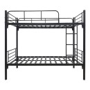 Κρεβάτι-κουκέτα Belit pakoworld μεταλλικό λευκό 90x190εκ