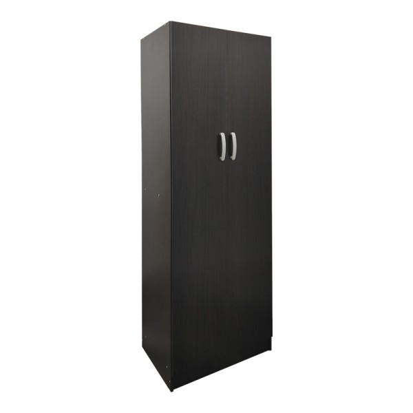 Ντουλάπα δίφυλλη Athos pakoworld σε wenge απόχρωση 60x42x180εκ