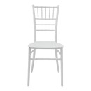 Καρέκλα Tiffany Ι pakoworld pp σε λευκή απόχρωση 38.5x46.5x87εκ
