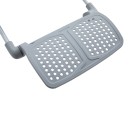 Καρέκλα γραφείου διευθυντη Vigo pakoworld mesh χρώμα γκρι 52x70x118-124εκ