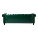 Kαναπές τριθέσιος τ. Chesterfield pakoworld pu κυπαρισσί 203x84x67εκ