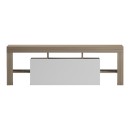 Έπιπλο τηλεόρασης Liner pakoworld sonoma-λευκό 150x40x50εκ