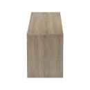 Έπιπλο τηλεόρασης Liner pakoworld sonoma-λευκό 150x40x50εκ