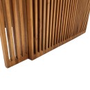 Τραπέζι Tinnie I pakoworld σετ 2τεμ teak ξύλο σε φυσική απόχρωση
