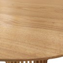 Τραπεζαρία Inca-Kenda I pakoworld σετ 5τεμ σε φυσική-μπεζ απόχρωση Φ120x75εκ
