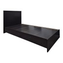 Κρεβάτι Athos pakoworld σε wenge απόχρωση 90x190εκ