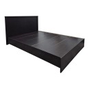 Κρεβάτι Athos pakoworld σε wenge απόχρωση 140x200εκ